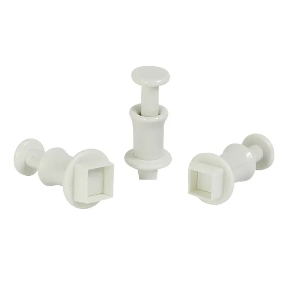 4pc Mondo Square Fondant Plunger Cutter