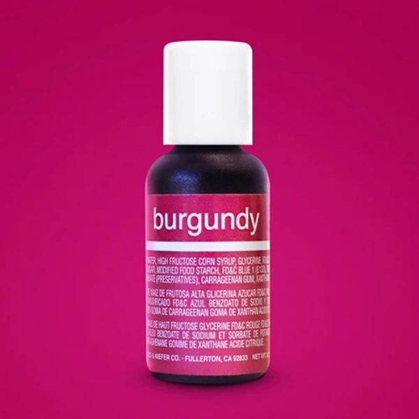 Burgundy Wine Chefmaster Liqua-Gel Food Colouring 20g