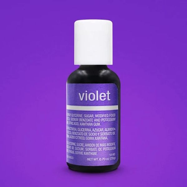 Violet Chefmaster Liqua-Gel Food Colouring 20g