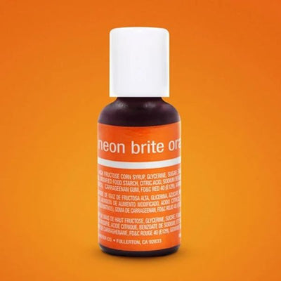 Neon Brite Orange Chefmaster Liqua-Gel Food Colouring 20g