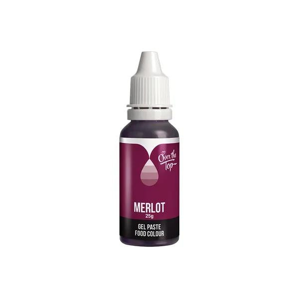 Over The Top Merlot Gel Paste Food Colour 25g