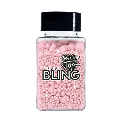 Over The Top Edible Bling Pastel Pink Medley Sprinkles 65g