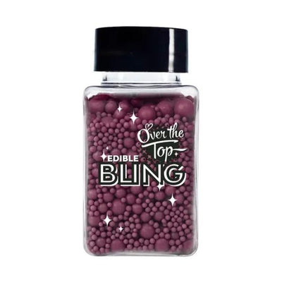 Over The Top Edible Bling Burgundy Medley Sprinkles 65g