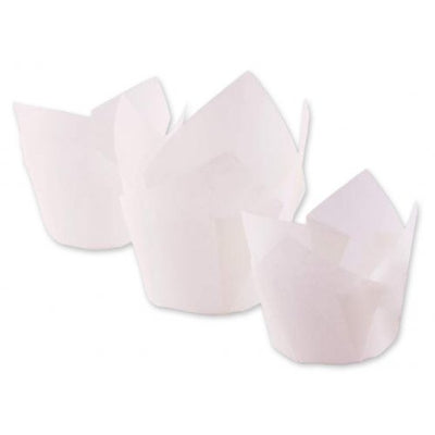 250pk White Tulip Muffin Wrap 175x60mm