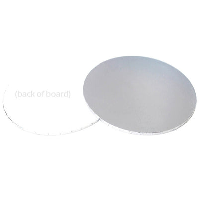 10in Round Masonite Cake Board - Silver