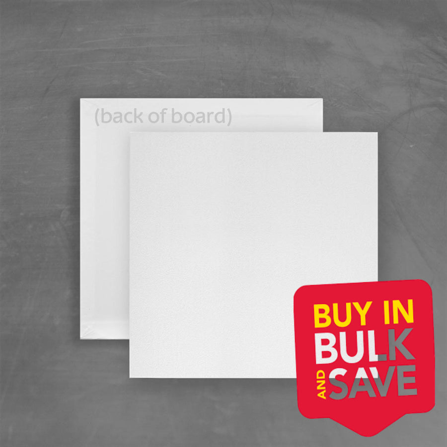 BULK 50pk 10in Square Masonite Cake Board - White