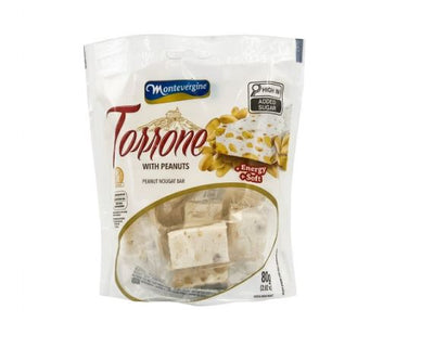 Nougat Bar with Real Peanuts Mini Bags 80g