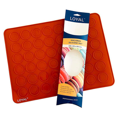 395x295mm Loyal Macaron Silicone Prep & Bake Mat With 48 Shells