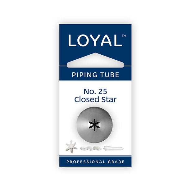 No.25 Closed Star Loyal Standard Stainless Steel Piping Tip