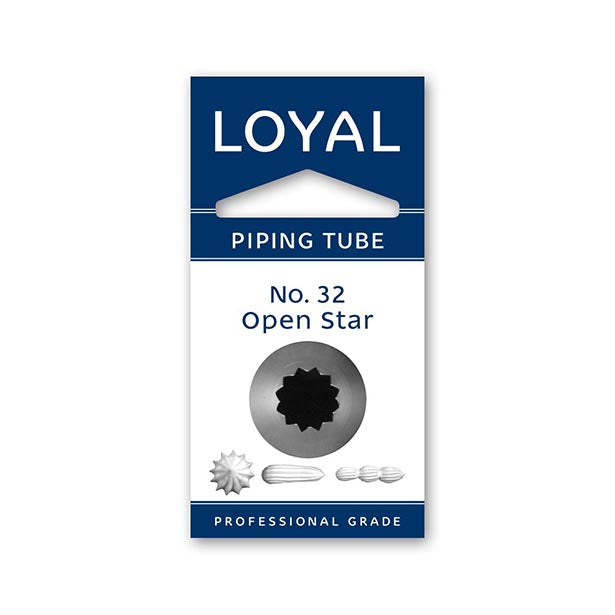 No.32 Open Star Loyal Standard Stainless Steel Piping Tip
