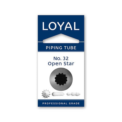 No.32 Open Star Loyal Standard Stainless Steel Piping Tip