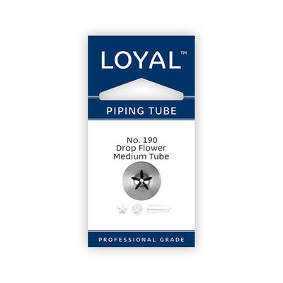 No.190 Drop Flower Loyal Medium Stainless Steel Piping Tip