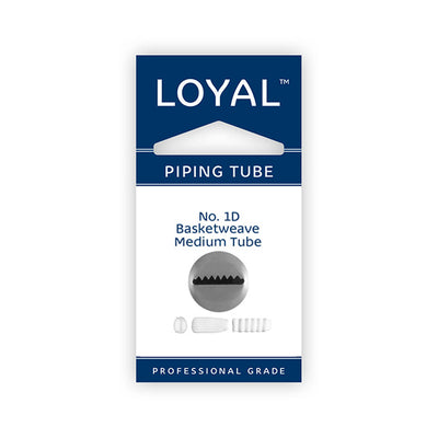 No.1D Basketweave Loyal Medium/Large Stainless Steel Piping Tip