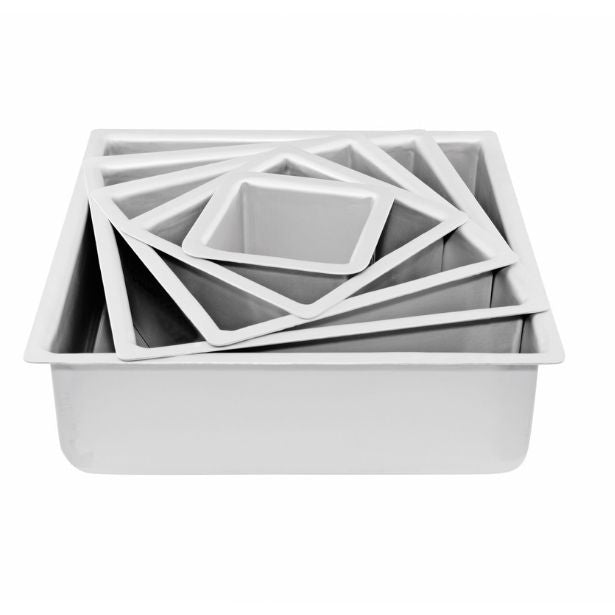 6in Mondo Pro Square Cake Pan 4in Deep