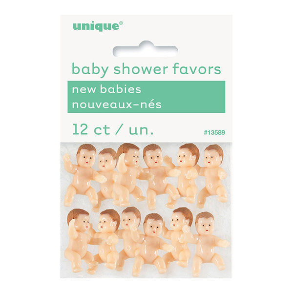 New Babies Plastic Figurines 12pk