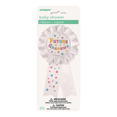 White Future Grandma Award Ribbon