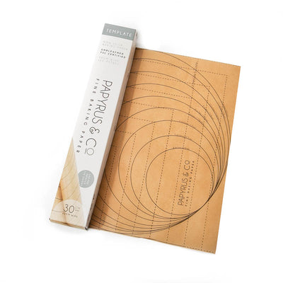 Non Stick Baking Paper with a Template 30cmx25m