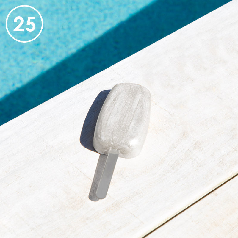 Silver Acrylic Cakesickle Sticks 25pk