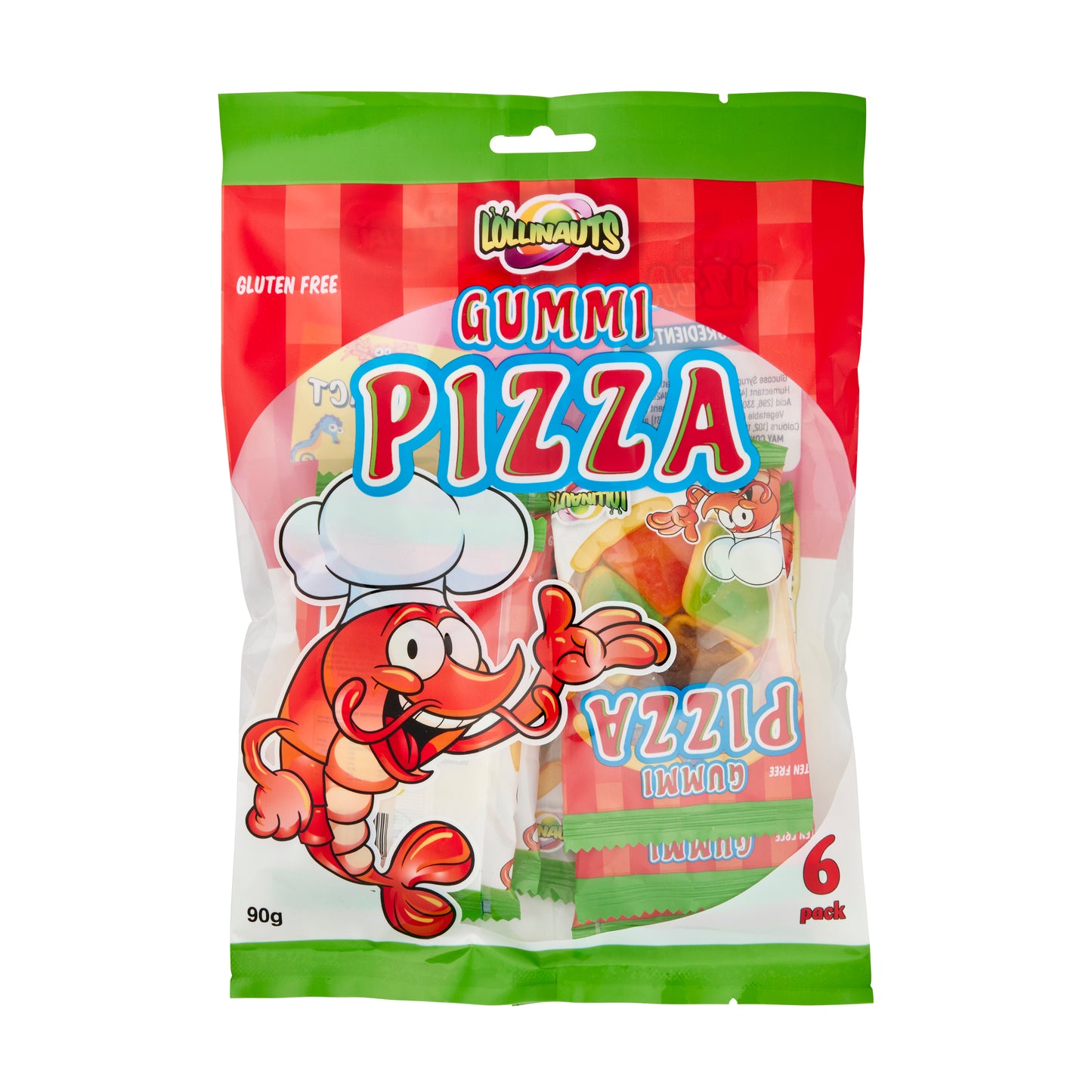Lollinauts Gummi Pizza 90g