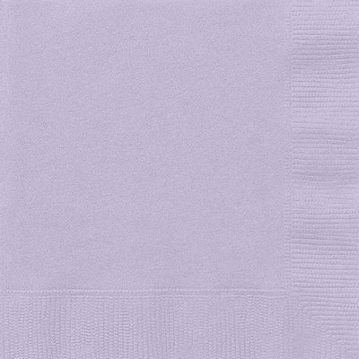 Lavender Lunch Napkins 33x33cm 20pk