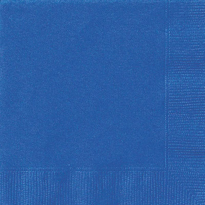 Royal Blue Lunch Napkins 33x33cm 20pk