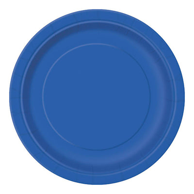 Royal Blue Paper Plates 9in 8pk