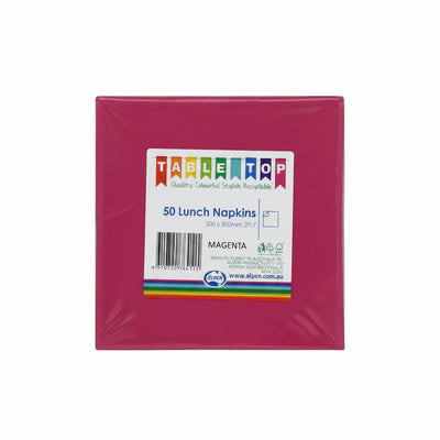 Magenta Lunch Napkins 2ply 30x30cm 50pk