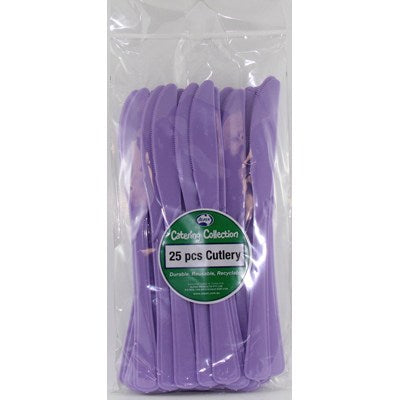 Lavender Plastic Knives 20pk