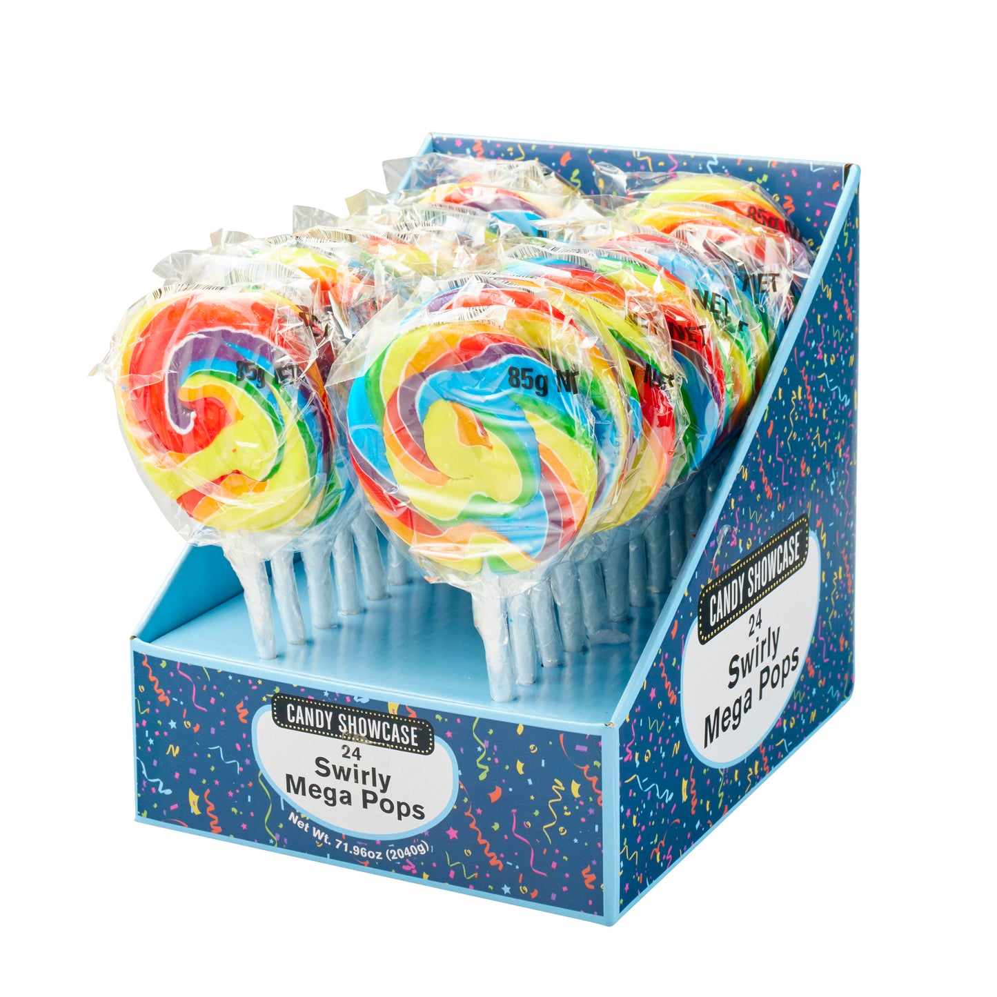 Rainbow Mega Swirl Pop 85g