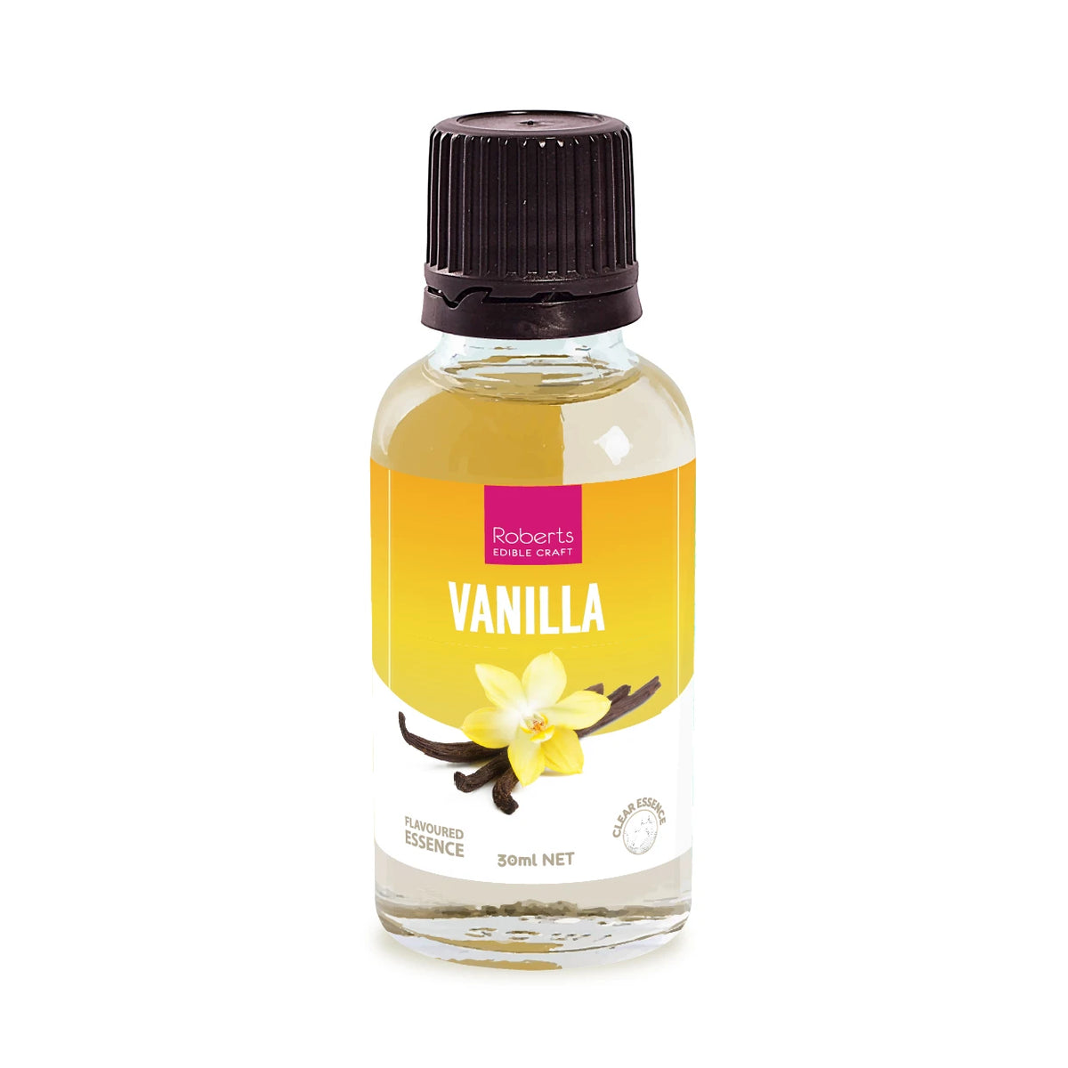 Roberts Clear Vanilla Flavoured Essence 30ml