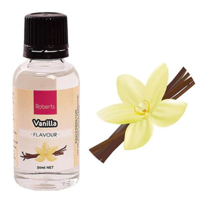 Roberts Clear Vanilla Flavoured Essence 30ml