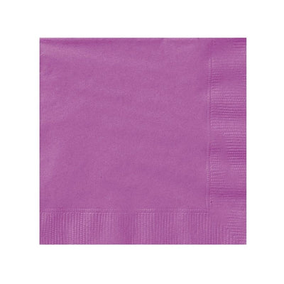 Pretty Purple Beverage Napkins 25.4x25.4cm 20pk
