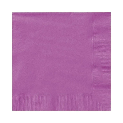 Pretty Purple Lunch Napkins 33x33cm 20pk