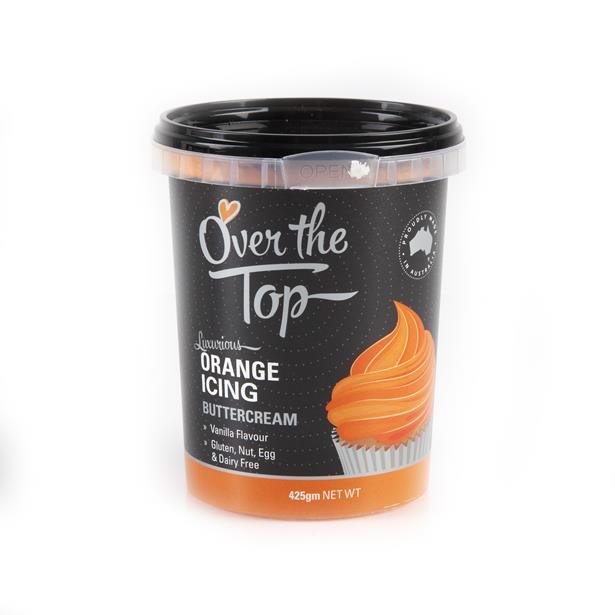 Over The Top Buttercream - Orange 425g