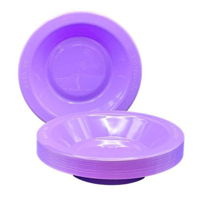 Lavender Plastic Bowls 20pk
