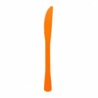 Orange Plastic Knives 20pk