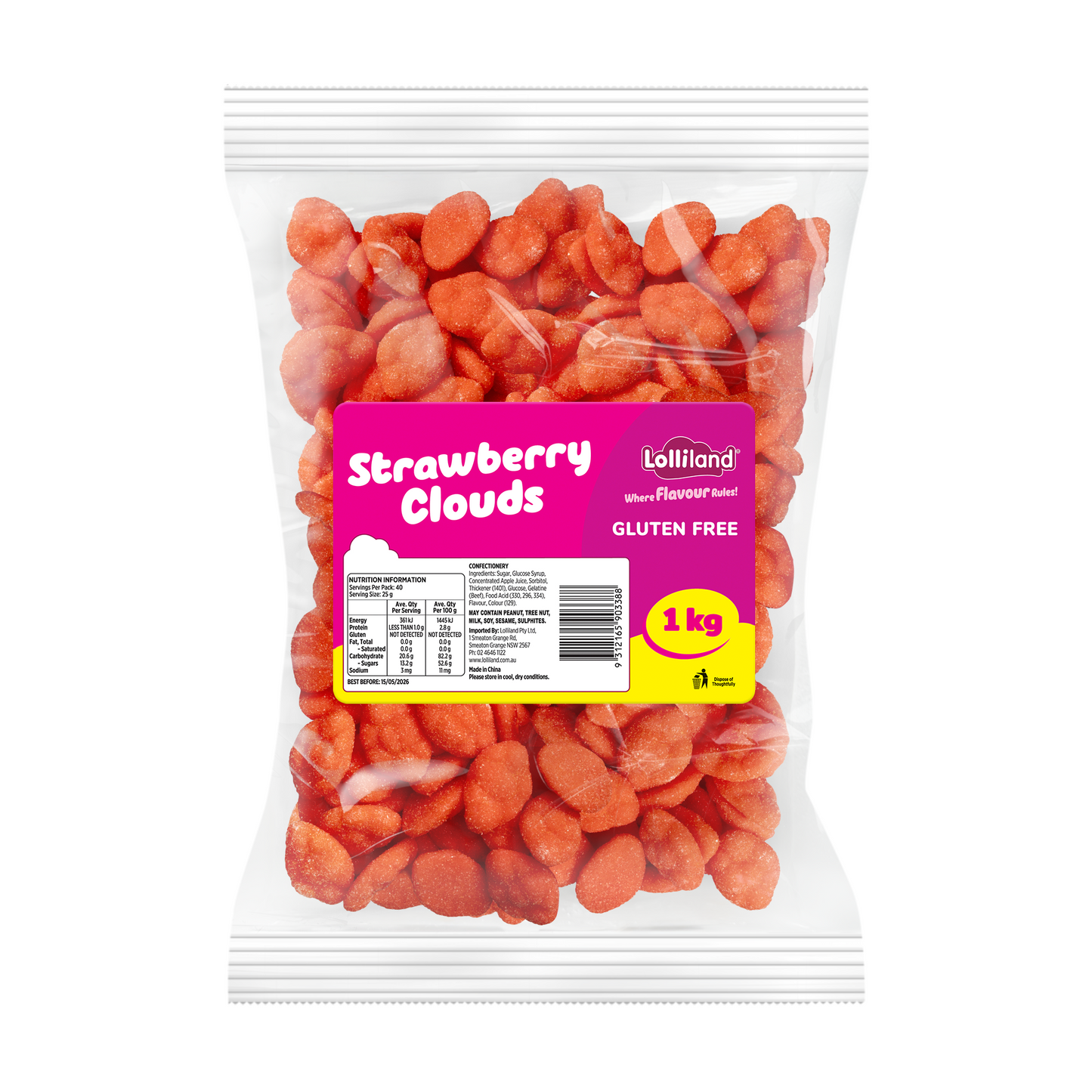 Red Clouds - Strawberry 1kg