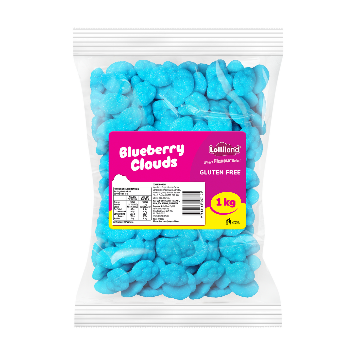 Blue Clouds - Blueberry 1kg