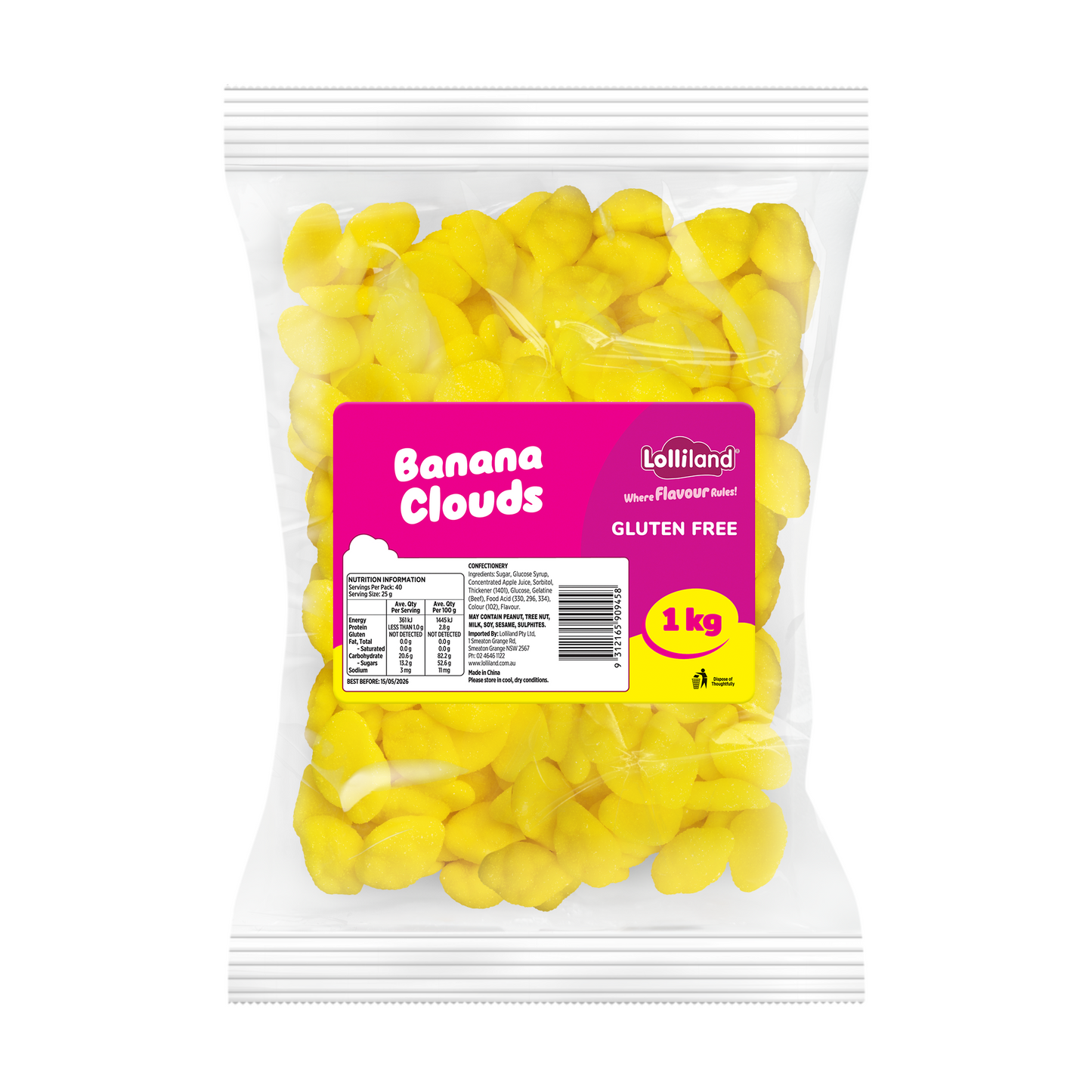 Yellow Clouds - Banana 1kg