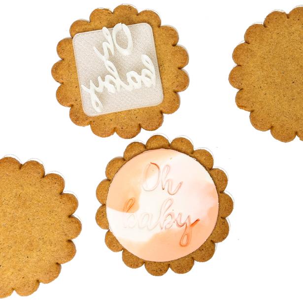 Fondant Embosser - Oh Baby