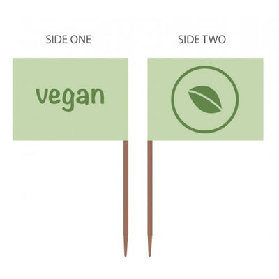 500pk Vegan Wooden Pick Foodmarker