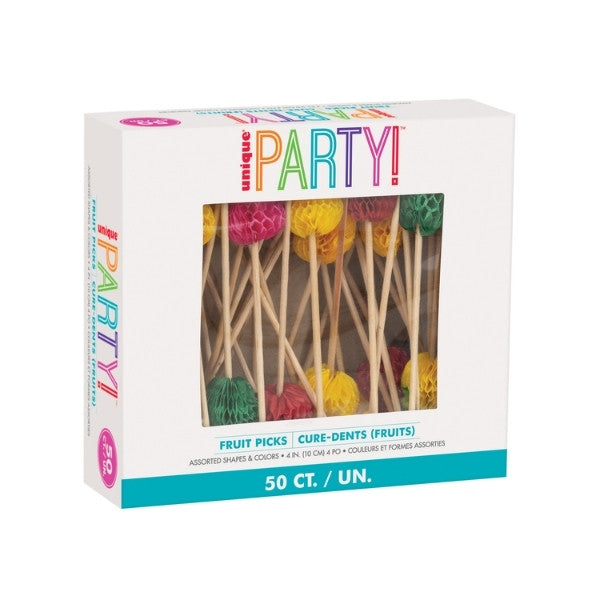 50pc Assorted Fruit Picks