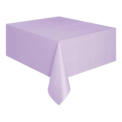 Lavender Plastic Rectangle Tablecover 137x274cm