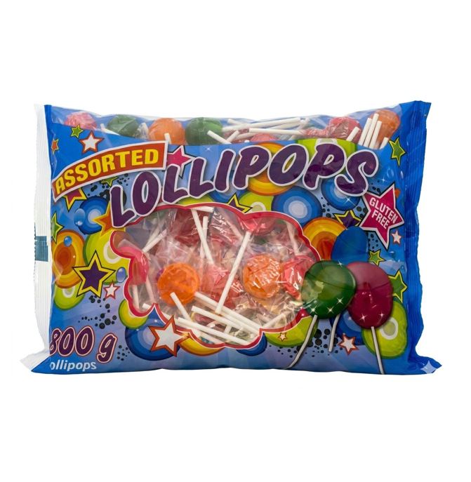 Lollipops Assorted 800g