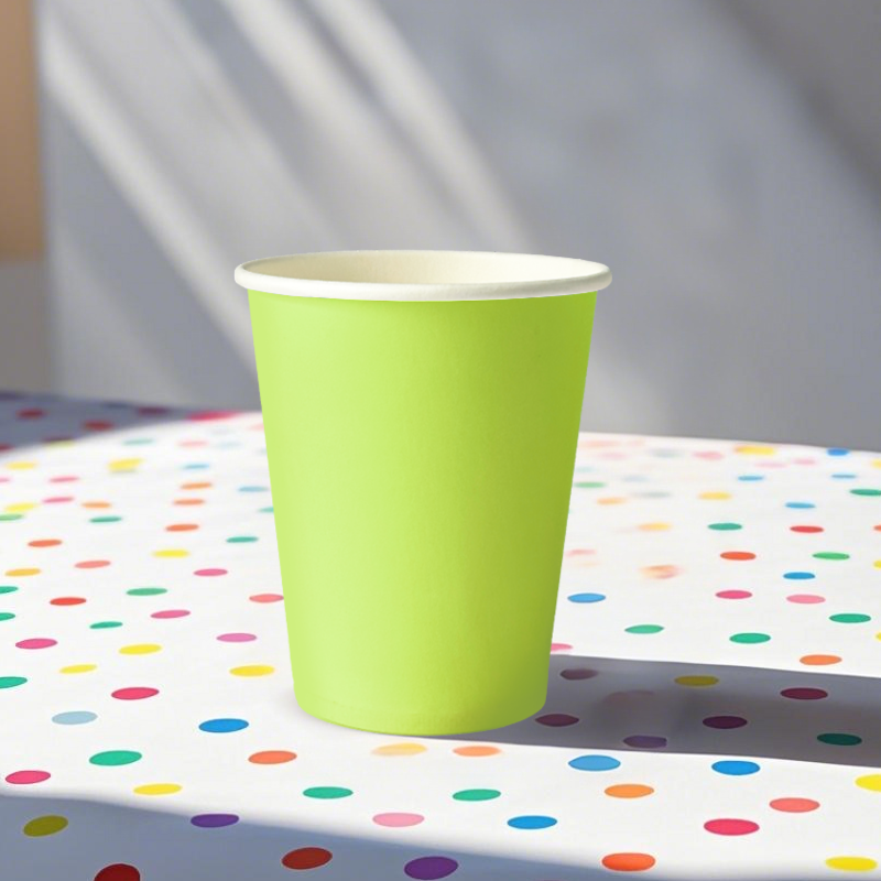 12pk Light Green Paper Cup