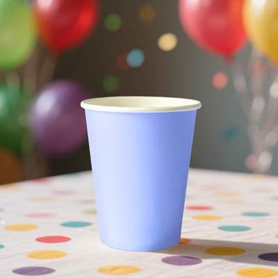 12pk Baby Blue Paper Cup
