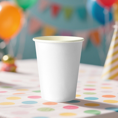 12pk White Paper Cup