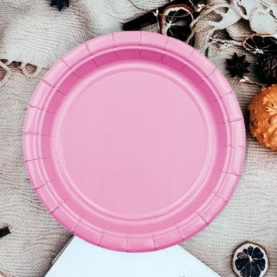 12pk 9 Baby Pink Paper Plate