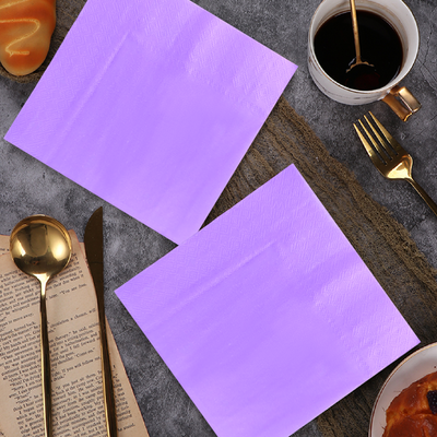 30pk Light Purple Napkins 25x25cm