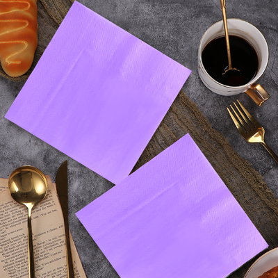 30pk Light Purple Napkins 33x33cm
